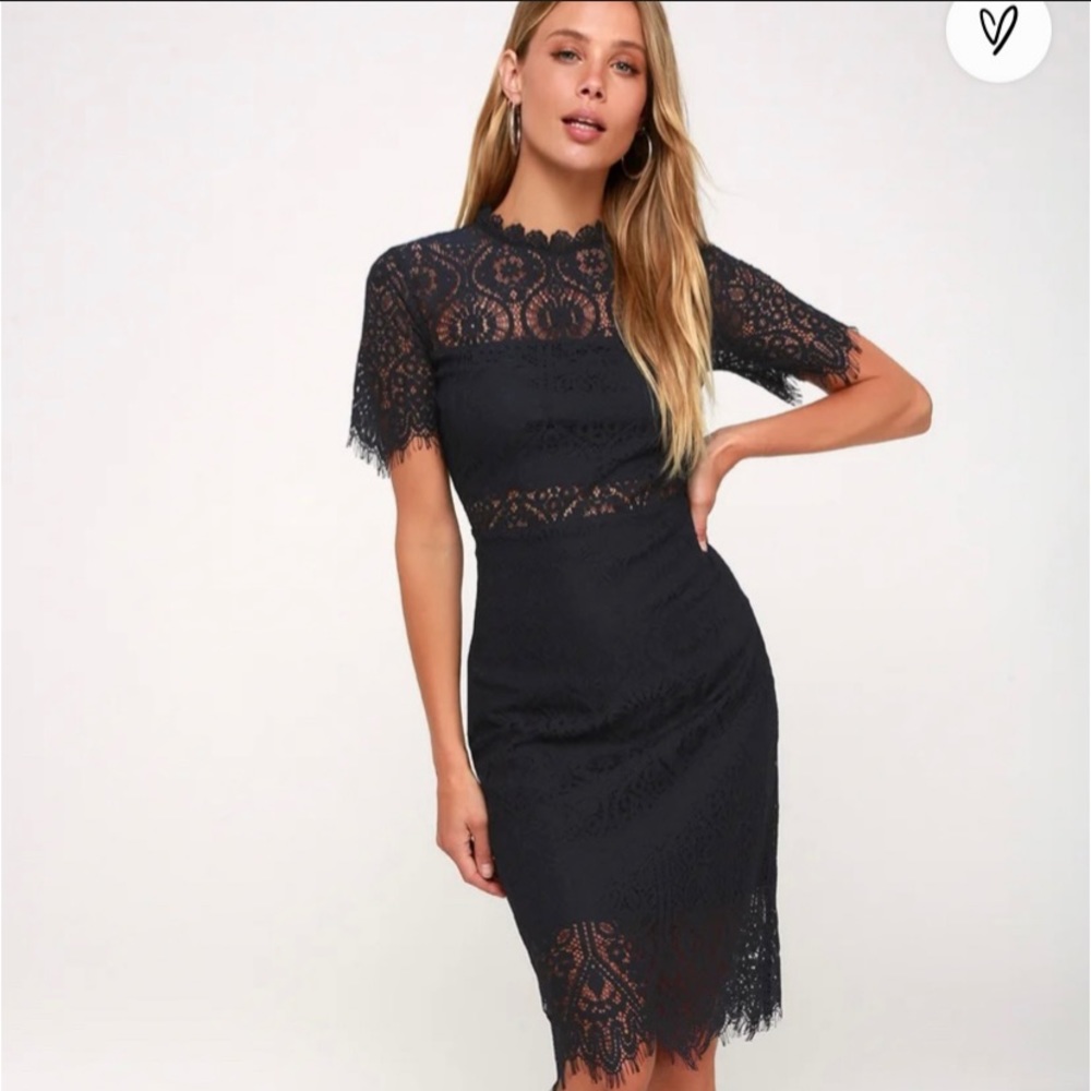 Remarkable Black Lace Dress